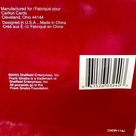 FRANK SINATRA➕New York Musical Ornament - Picture 10 of 10